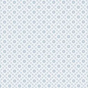 Kleinmustertapete Sandudd Metsäpolku Veranda blau