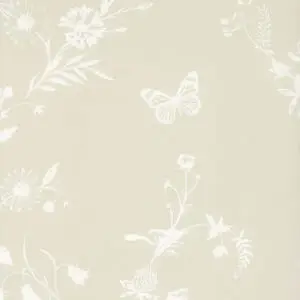 Sandudd Unelmia Vliestapete Blomsterdansen in grau