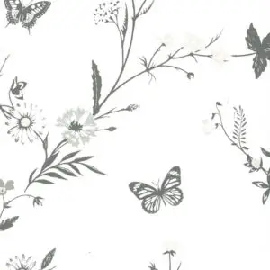 Sandudd Unelmia Vliestapete Blomsterdansen in hellgrau