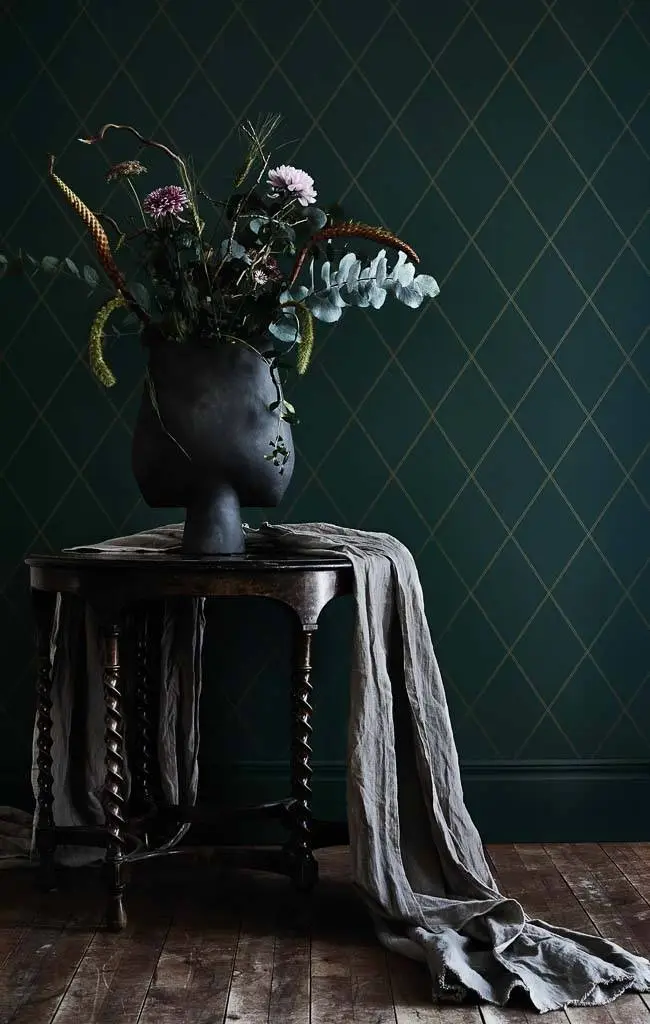 decor-maison-grafische-tapete-belle-geometric-raumbild-2 Grafische Decor Maison Tapete Belle Geometric Raumbild in Grün