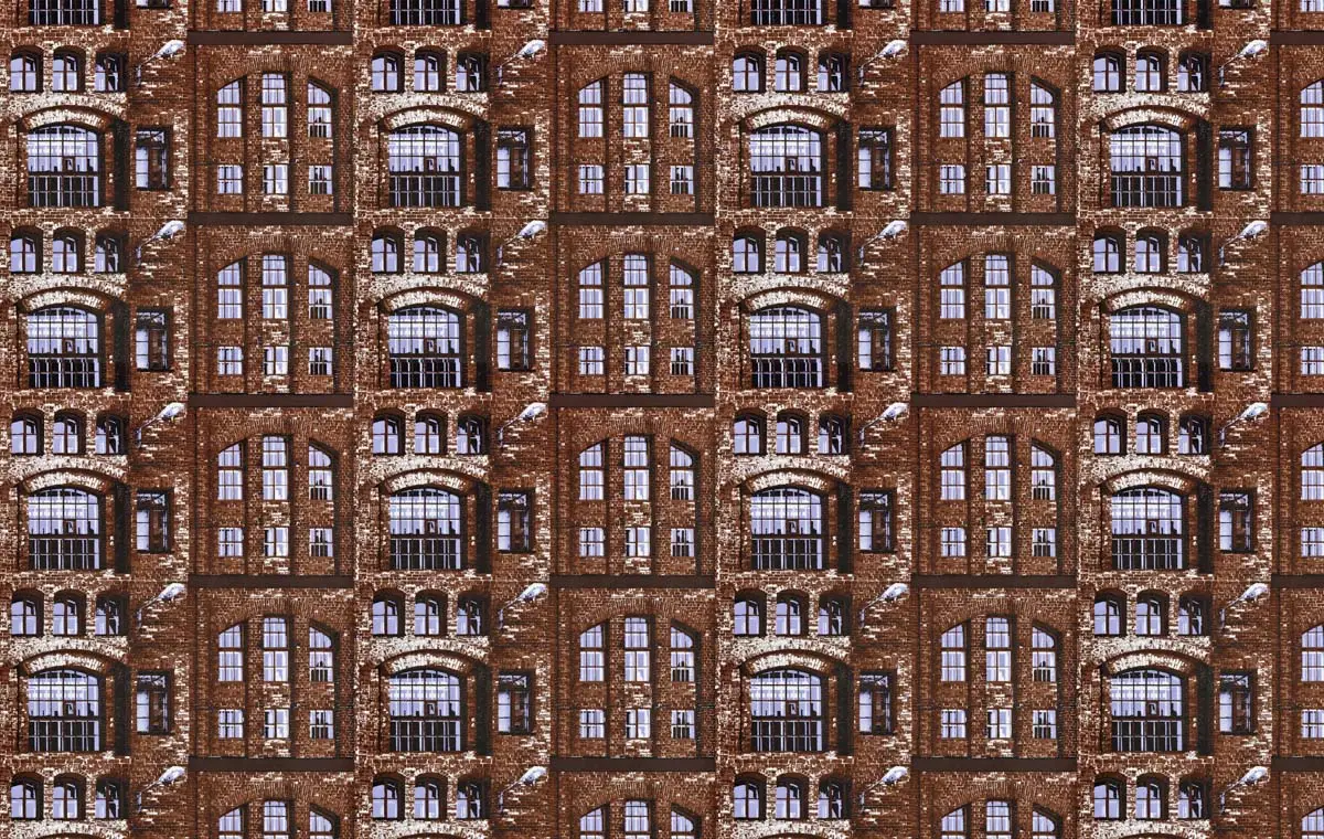 backsteintapete-pamino-dunkelbraun-raumbild Industrial Look Backsteintapete Pamino in Dunkelbraun, Raumbild