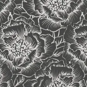 Tapete mit großen Blumen Flowers & Lashes