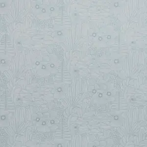 Skandinavische Blumentapete Eino in grün