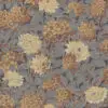 Decor Maison historische Blumentapete Dahlia grau