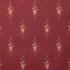 Rote Barocktapete Alexander